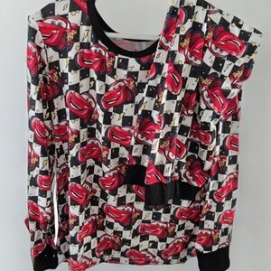 Red and Black Cars Lightning McQueen Bamboo Pjs